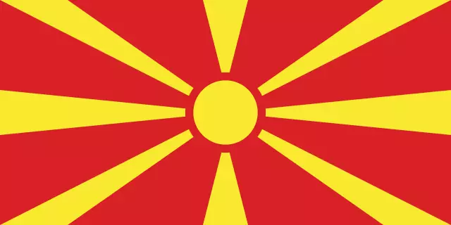 Flag of North Macedonia
