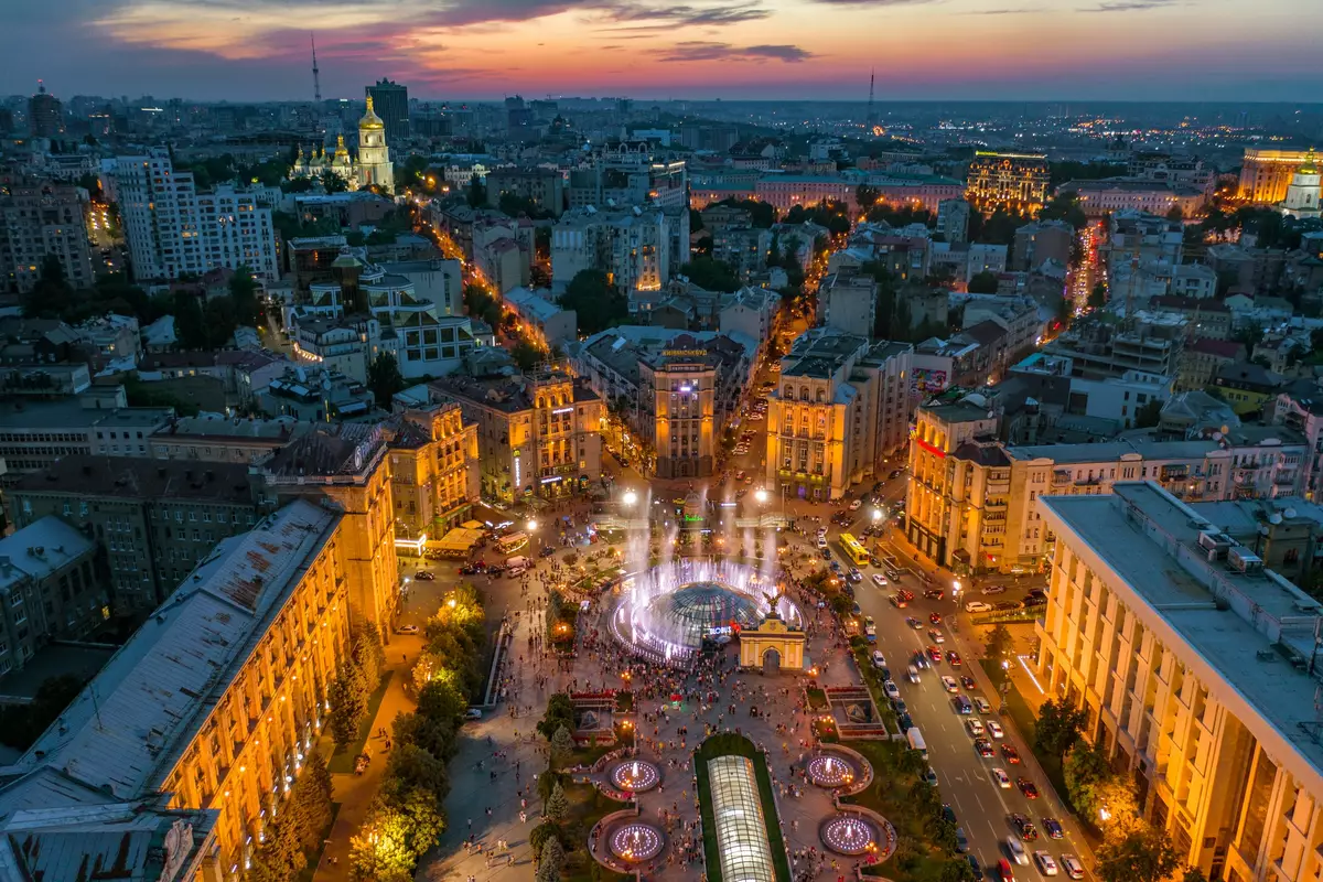 Independence Square in Kyiv